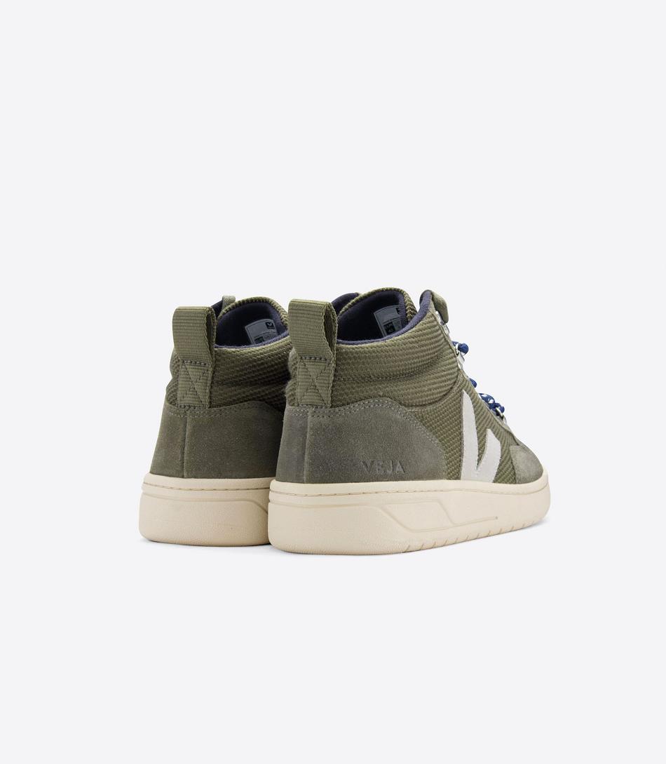 Adults Veja Roraima B-mesh Oxford Outlet Verde Oliva Gris | CLCVG23913