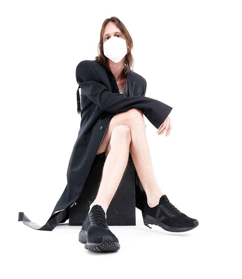 Adults Veja Runner Estilo 2 V-knit Rick Owens Full Outlet Negras | CLDYB78209