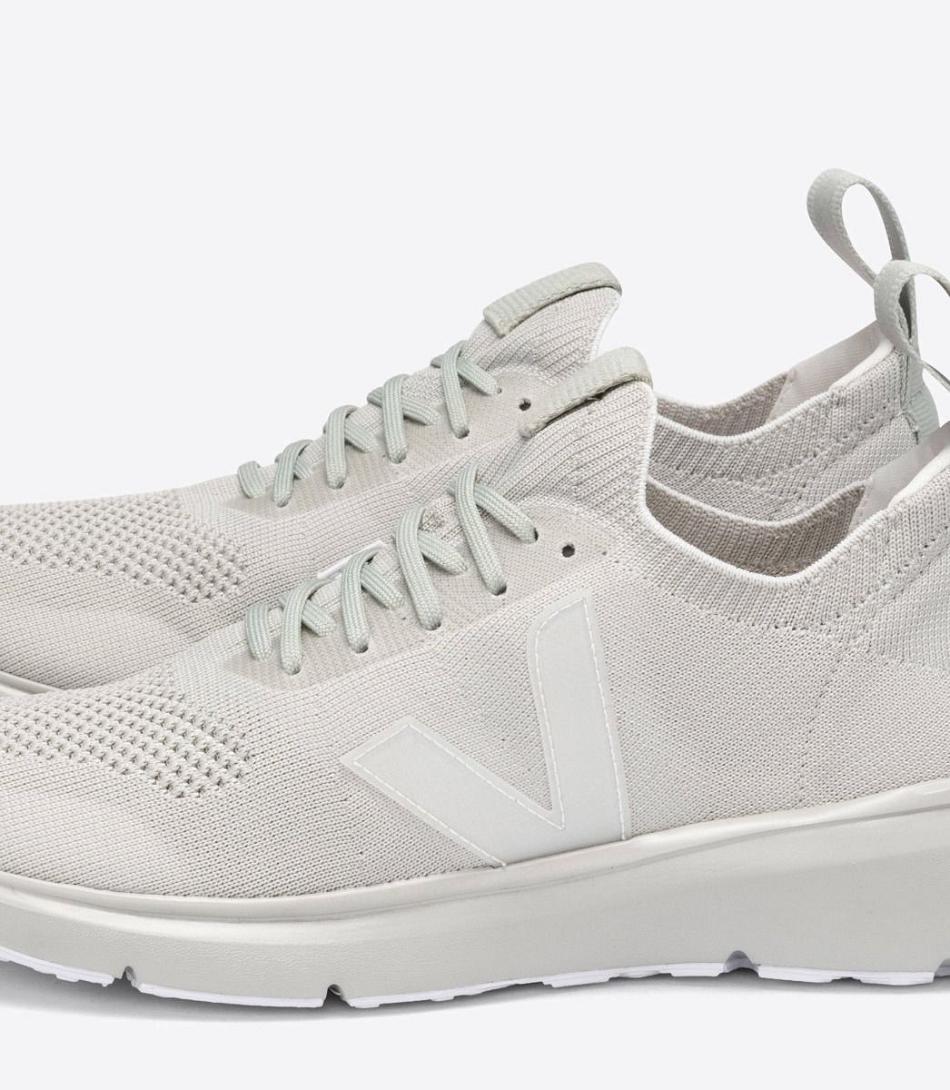 Adults Veja Runner Estilo 2 V-knit Rick Owens Oyster Outlet Blancas | CLICD19396