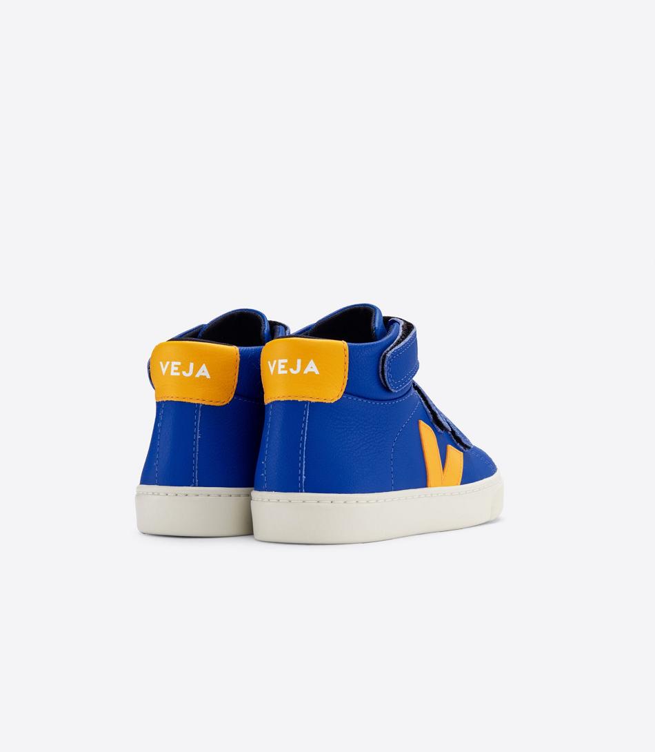 Esplar Veja Mid Chromefree Cuero Paros Ouro Niños Azules | PCLER55782