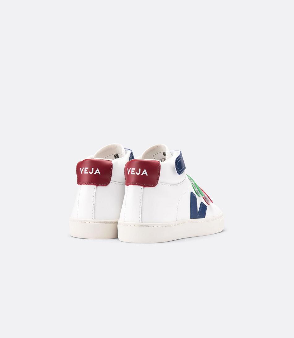 Esplar Veja Mid Cuero Multico Niños Blancas | CLJZR47118